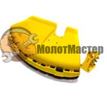 Кожух защитный бензокосы Champion T256, T333, T346, T433, T523, T525 (комплект с кронштейном и ножом)